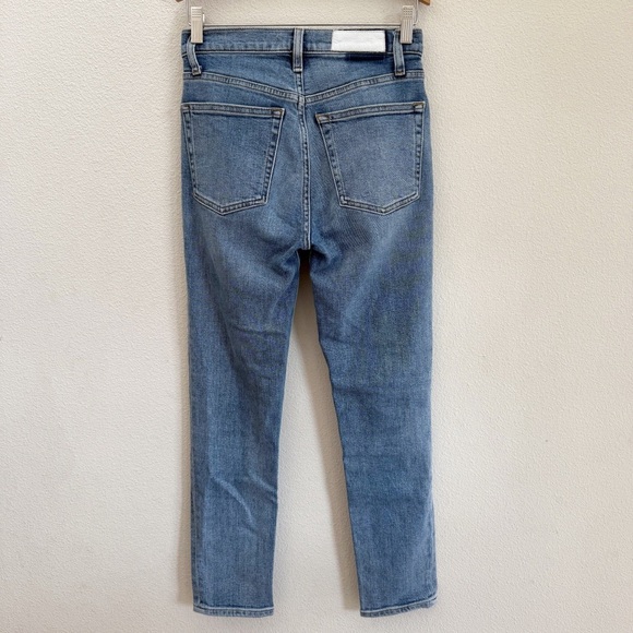 RE/DONE High-rise ankle crop jeans in Mid 90's Size 25 - Picture 5 of 5